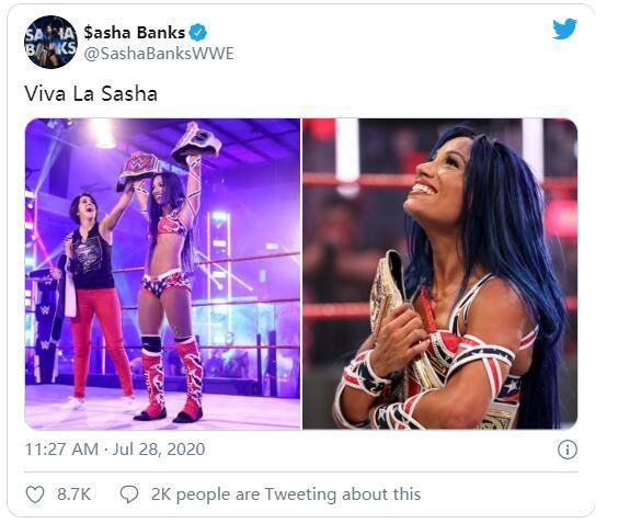  莎夏班克|并肩冷石奥斯汀与HHH!莎夏与贝莉成为WWE女子组历史第一人！