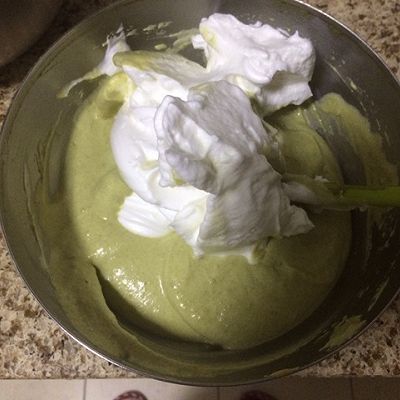 蛋糕|抹茶豆渣戚风蛋糕