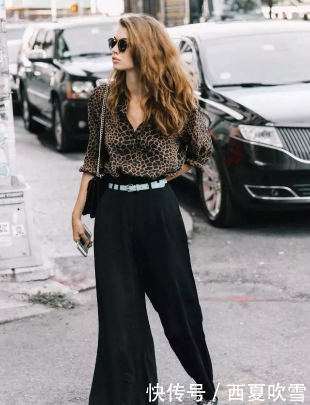 分烟管裤|九分裤+平底鞋,才是早秋最潮搭配