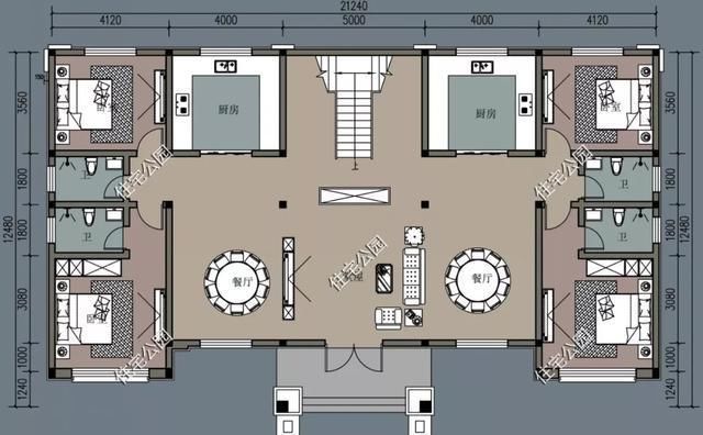 占地尺寸|农村没有堂屋的房子不是好房子,20套户型分享,总有一套看上眼