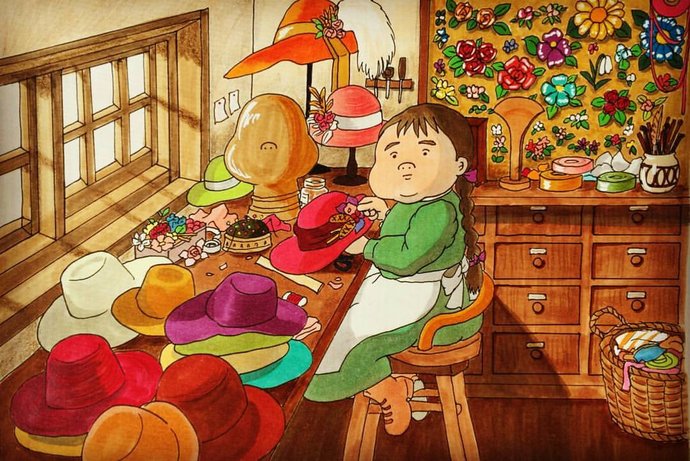  画家|日本插画家专门“抹黑”宫崎骏动画，却引来无数人点赞，画风简直...