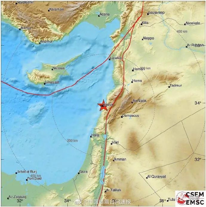 贝鲁特港口|地震台网记录到了此次爆炸,震级3.3,震源深度0公里