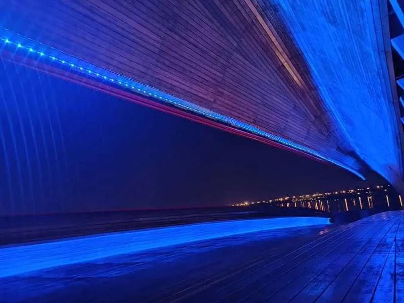 网红|【探索】滴水湖4座“网红”景观桥亮灯啦!快来先睹为快