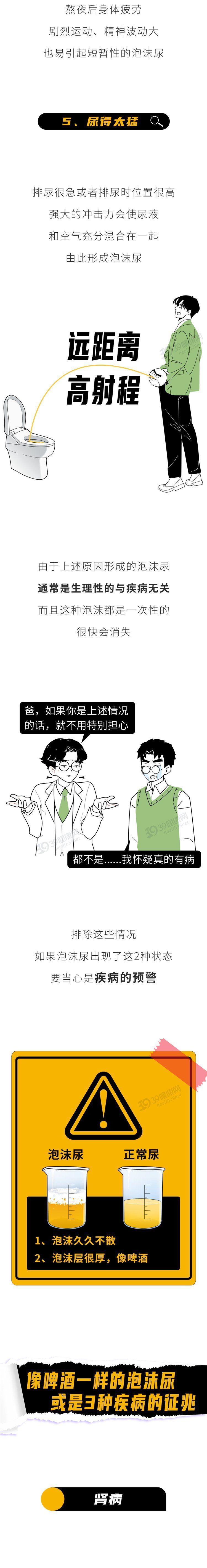 肾和血糖都正常为什么小便泡沫多(尿尿时为什么会出现泡沫？是肾不好？提醒：或是3种疾病信号)