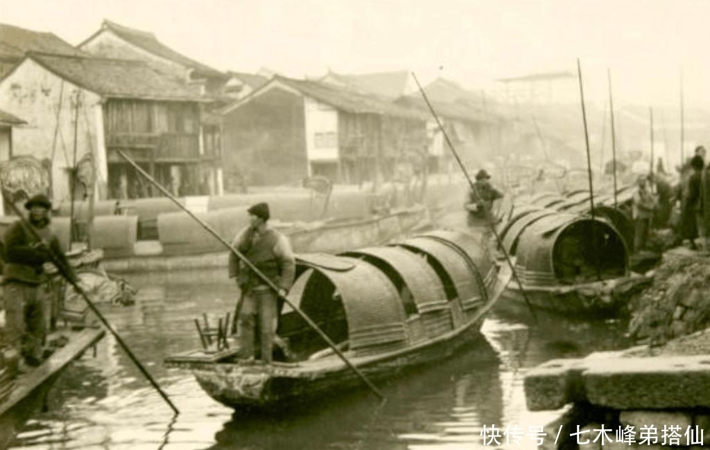  水乡|老照片: 山清水秀的富庶水乡, 江南地区1925年