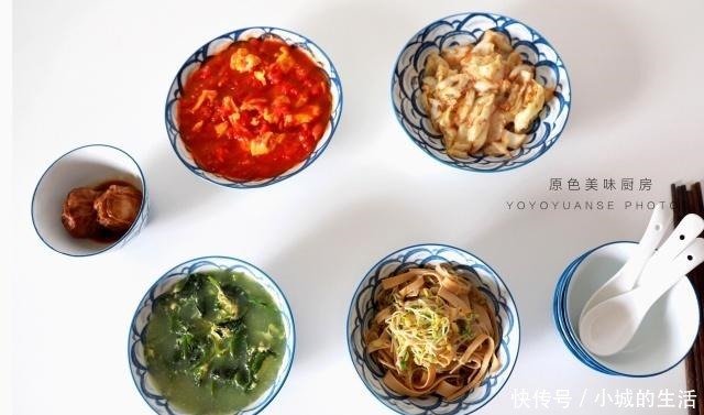 晒晒|晒晒三口之家的午饭,四菜一汤的家常美味,吃得很满足