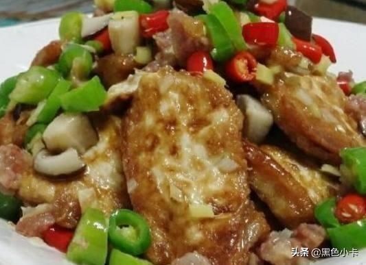  煎烧|肥牛金针菇，熘肥肠，煎烧蛋豆腐，浇汁豆腐的做法