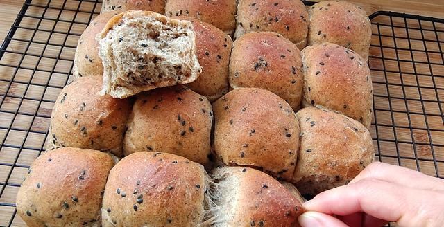 面包|非常适合新手的【波兰种全麦小餐包】,效果超赞,软到不知所措