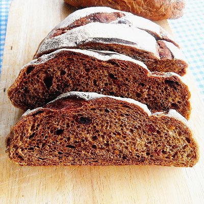 蔓越|巧克力蔓越莓软欧包