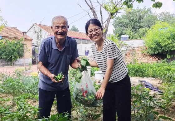 温情|德州市庆云县庆云镇陶家村李大爷的温情菜地
