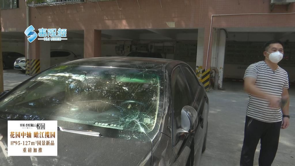  邻居|木板“从天而降” 砸坏挡风玻璃 邻居无人承认