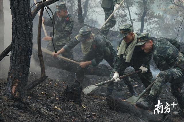  扑打明火|多图｜奋战4小时，扑灭山火！请记住他们奋战的身影