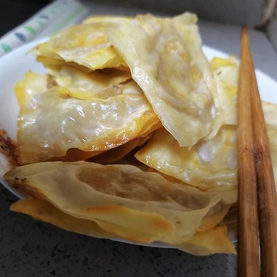 馄饨|馄饨皮版香蕉甩饼