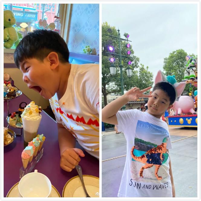  小鱼儿|胡可带安吉小鱼儿游迪士尼：一直都是乐园控
