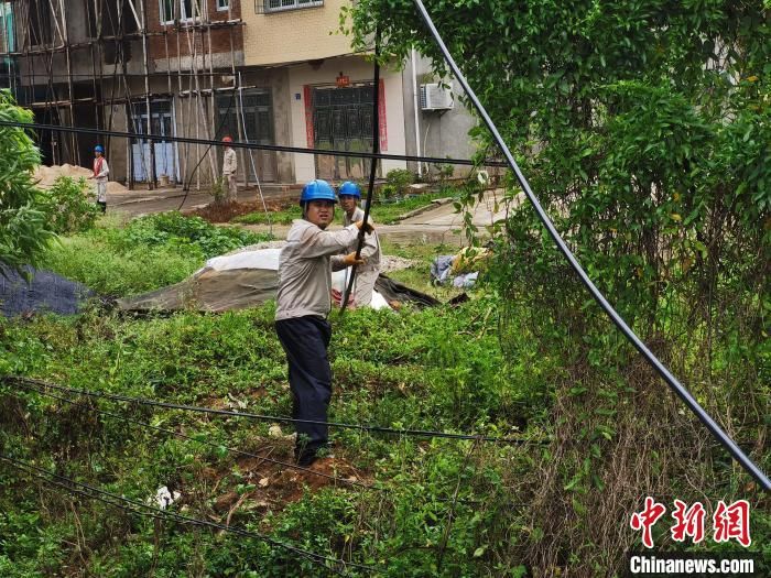 强台风“杜苏芮”登陆后：漳州迅速抢修供电线路