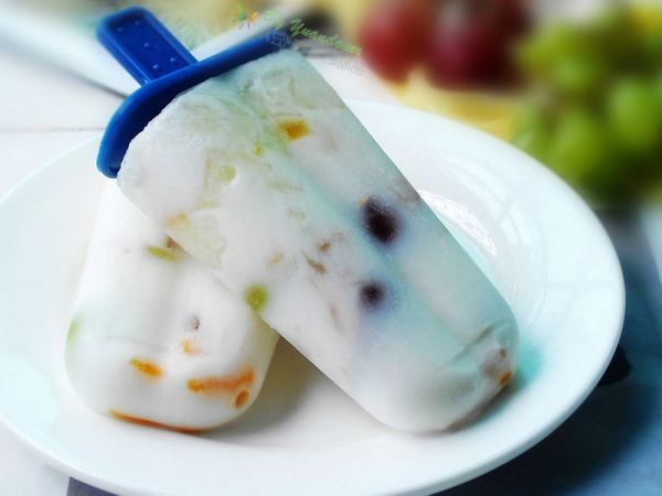 酸奶|酸奶水果冰棒