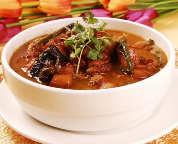 豆角|家常美食:养颜靓汤,农家干豆角炖肉,酱香烧牛腩