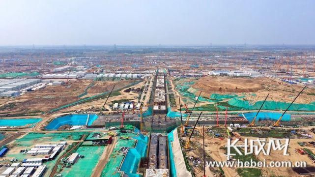 项目建设现场|一起来看看！雄安容东片区建设进行时……