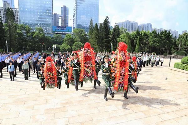 革命烈士|深圳市公祭烈士活动暨向烈士纪念碑敬献花篮仪式举行