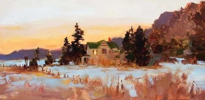 影迷|光影迷情,他的油画就是这么赏心悦目!