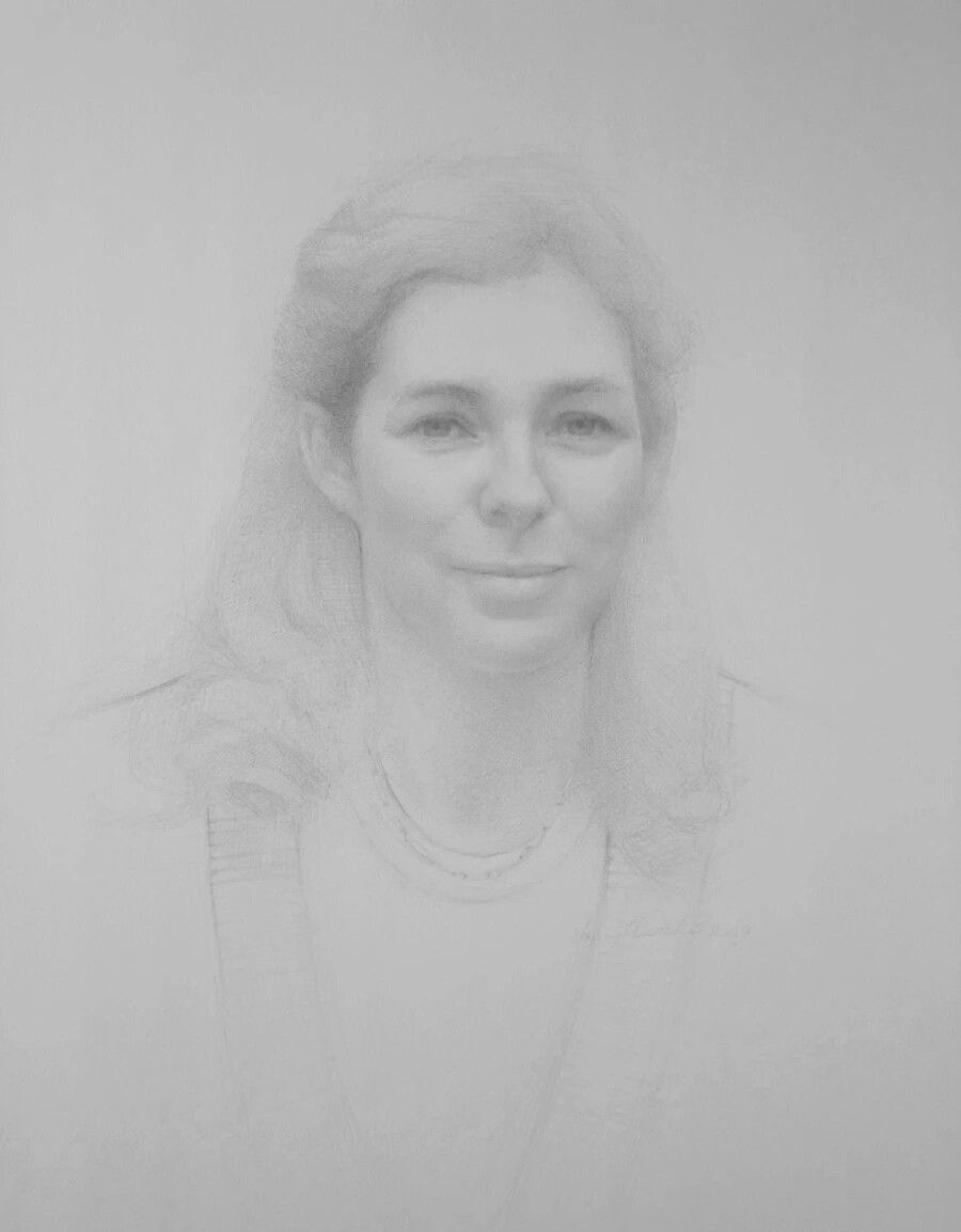  艺术家|英国女艺术家南希·弗莱彻人物肖像素描专辑 ???