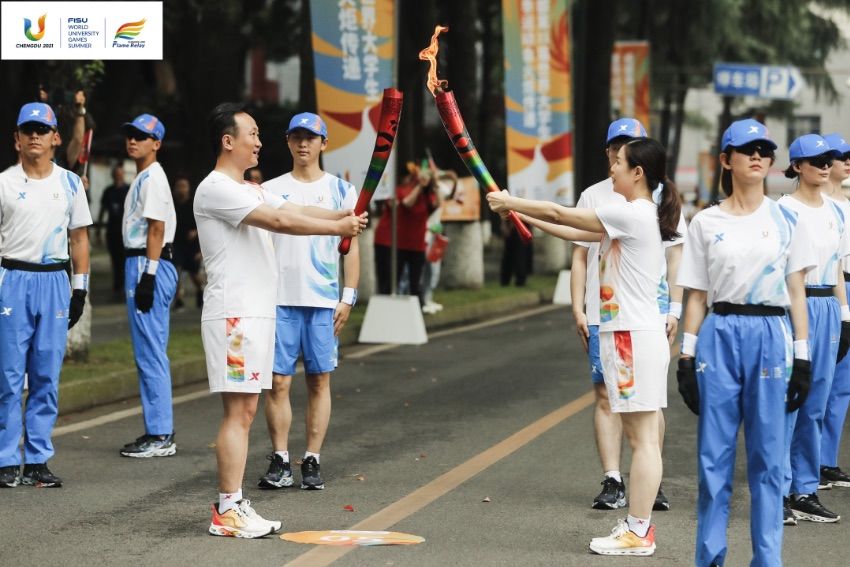 第31届世界大学生夏季运动会成都站火炬传递启动