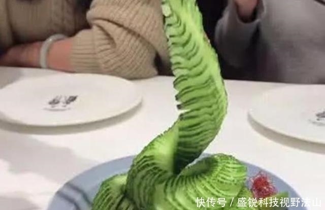 刀功|美国薄片黄瓜,韩国雕刻黄瓜,日本刺身黄瓜,看完中国后打扰了