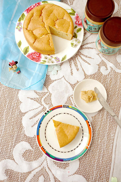  莜面戚|花生酱莜面戚风蛋糕