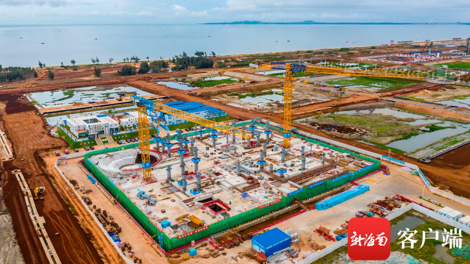 能源|瞰海南：江东新区海南国际能源交易中心项目建设“加速度”