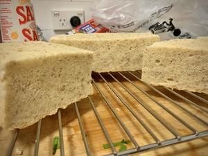 飘香|满室飘香的香蕉古早蛋糕,大蛋糕不开裂的小技巧