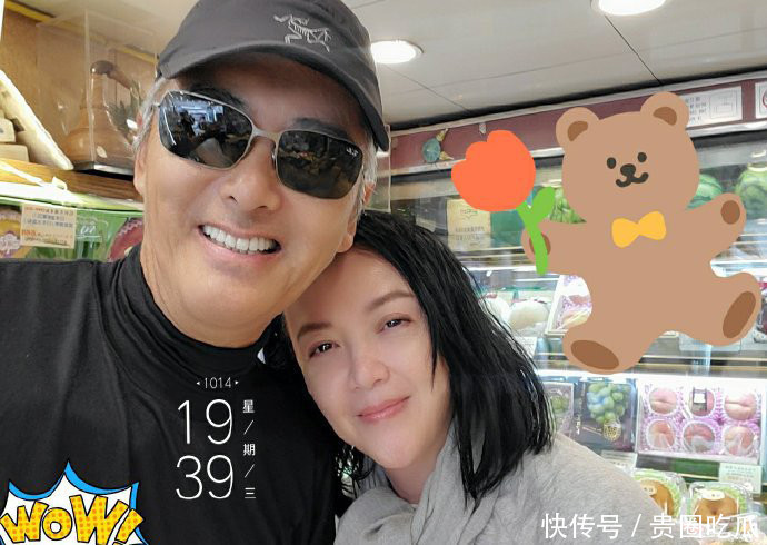 化身|曾华倩化身迷妹与发哥合照,P图太过被议论,回应却显高情商