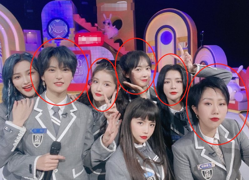  小姐姐们|蔡卓宜上THE9团综，晒合影时不开美颜，婧妹们的颜值好真实