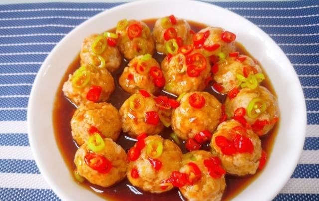 白胡椒粉|鲅鱼丸子这样做,Q弹爽滑,酸辣开胃,一口一个,太美味了!
