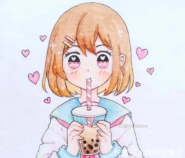 头像|超美的女生头像，也是很棒的手帐素材，收藏起来吧！