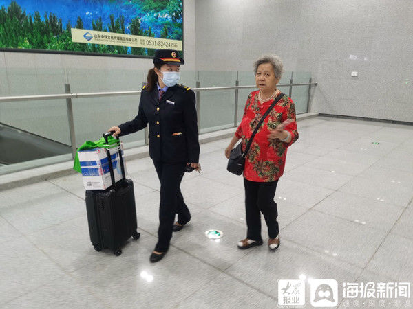 老人|老人高铁坐过站 蒙山站值班员特殊陪护