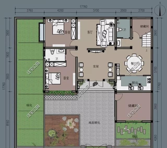  占地尺寸|农村没有堂屋的房子不是好房子,20套户型分享,总有一套看上眼