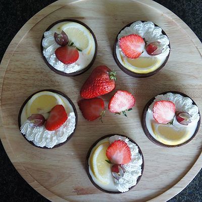  巧克力|柠檬杂果巧克力挞