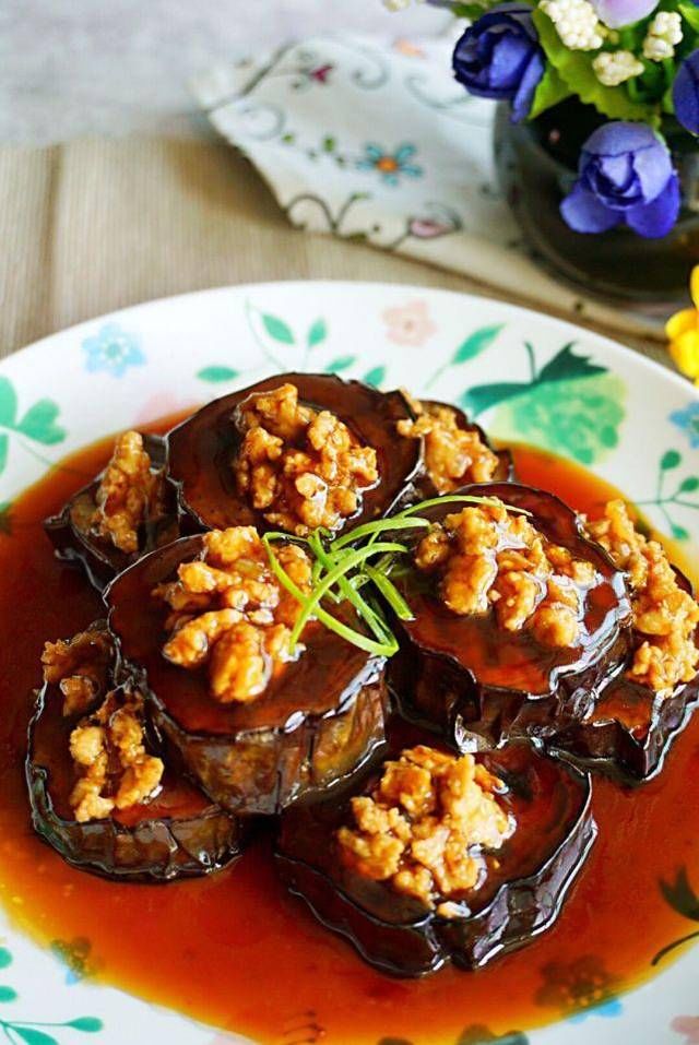  色泽|这是江浙名菜，不同凡响茄子墩做法，色泽亮口感鲜