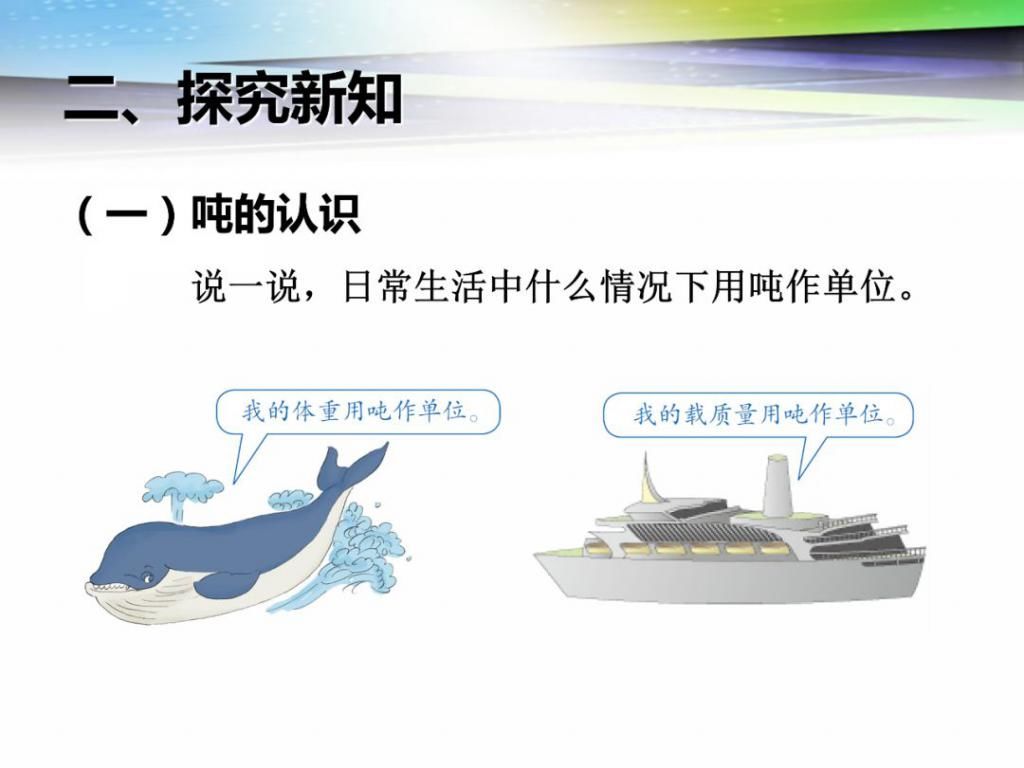  数学|人教版数学三年级上册3.3《测量：吨的认识》精讲