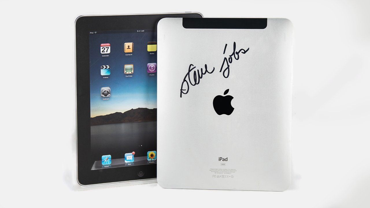 乔布斯亲笔签名的罕见 iPad 即将拍卖