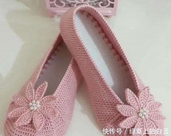  万能|拆下旧鞋子的鞋底，钩织几双万能平底鞋，天天都有新鞋穿，附教程