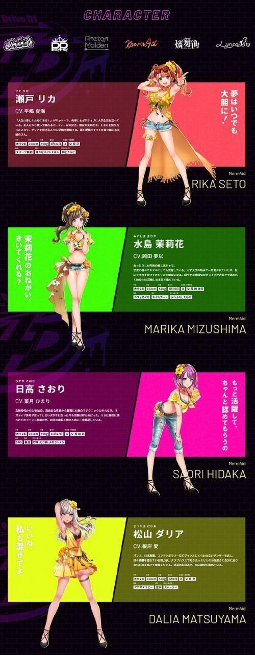  Mix|TV动画《D4DJ First Mix》公开了先导视觉图