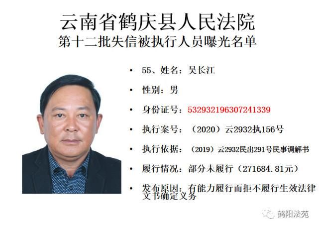 有人|又一批失信被执行人名单曝光,有人仅因为213元钱!