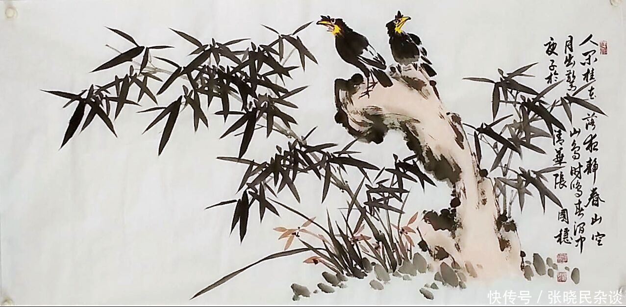  竹子|他的竹子画，俊而不俗，看着很是过瘾！