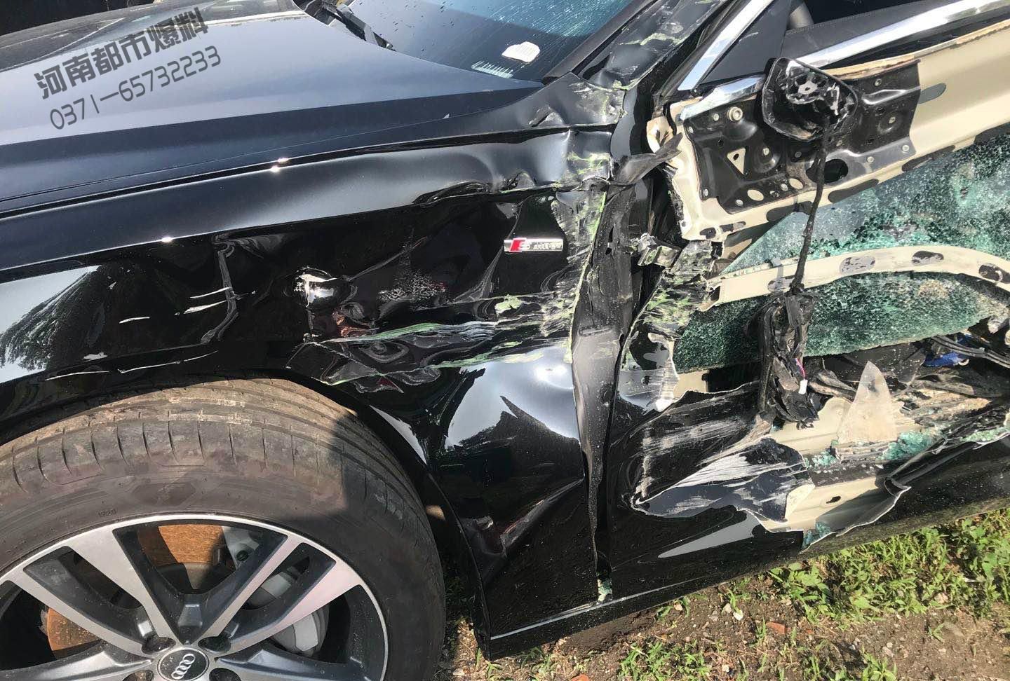  河南都市爆料|新奥迪事故受损严重，安全气囊没弹出。听听汽车专家和律师怎么说