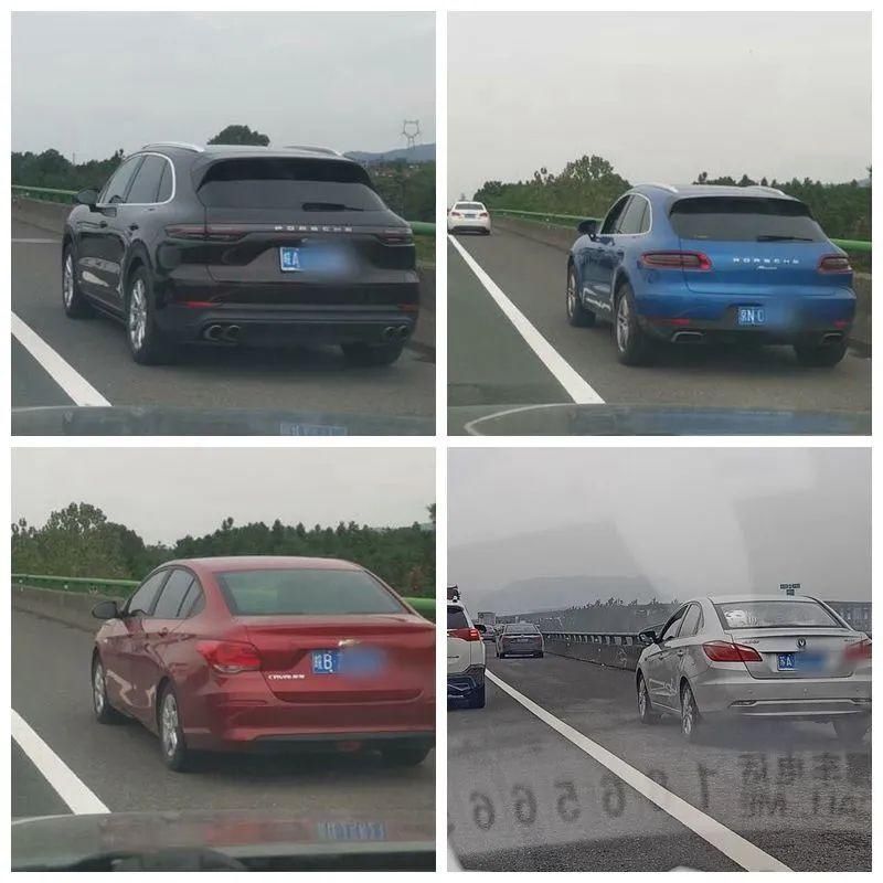 拍下|网友安徽高速一口气拍下42辆车！举报
