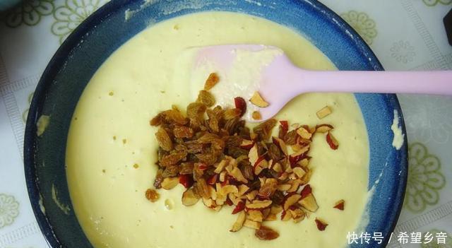 主食|天热,主食就做它,手不沾面搅一搅就妥,柔软香甜,比蛋糕都好吃