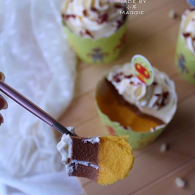  杯子|双色慕斯杯子蛋糕