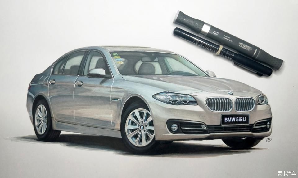  马克笔|汽车手绘半年报告 # 接触车手绘就是从一辆雷凌开始