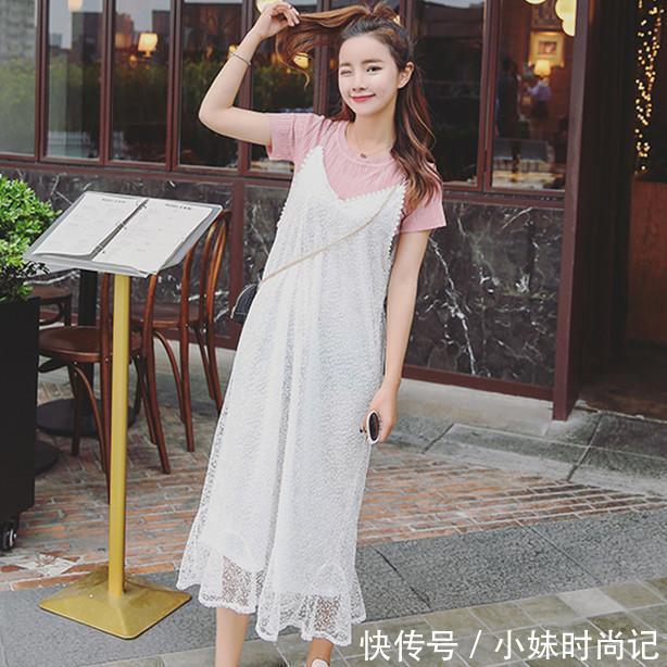  纯真|微胖的女孩子穿上更美的连衣裙，魅力四射的纯真让你更显魅力